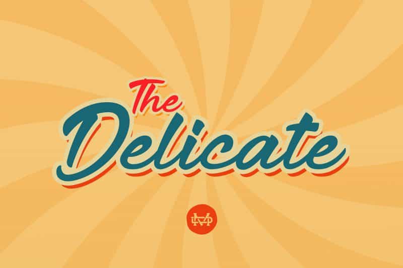 The Delicate Script Font Image 1