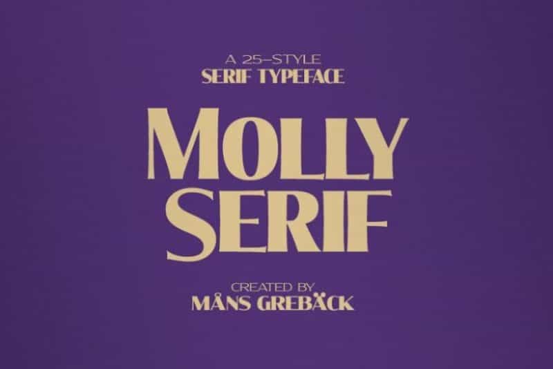 Molly Serif Font Family Image 1