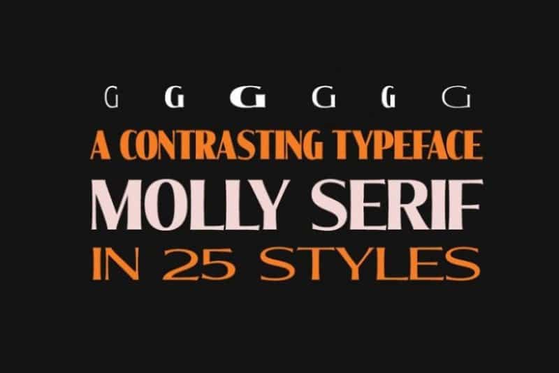Molly Serif Font Family Image 2