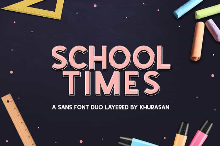 School Times Sans Font Image 1