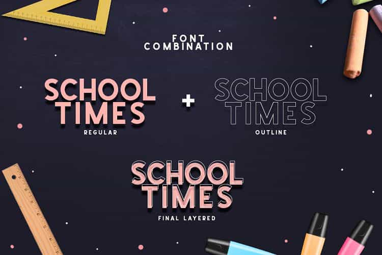 School Times Sans Font Image 3