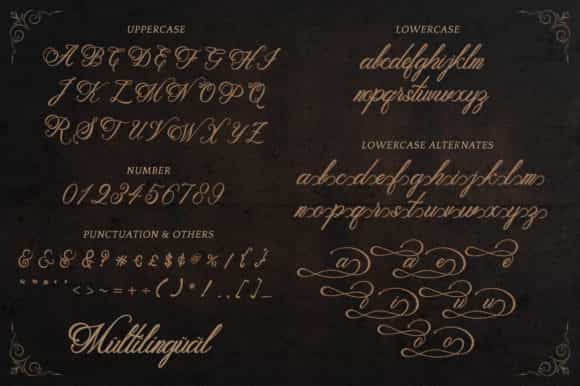 Metalurdo Script Font Image 3