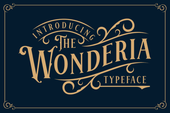 Wonderia Display Font Image 1