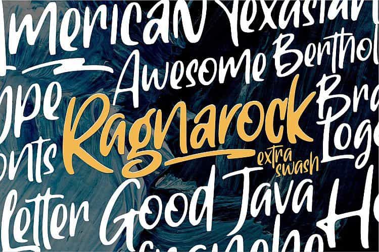 Ragnarock Script Font Image 1