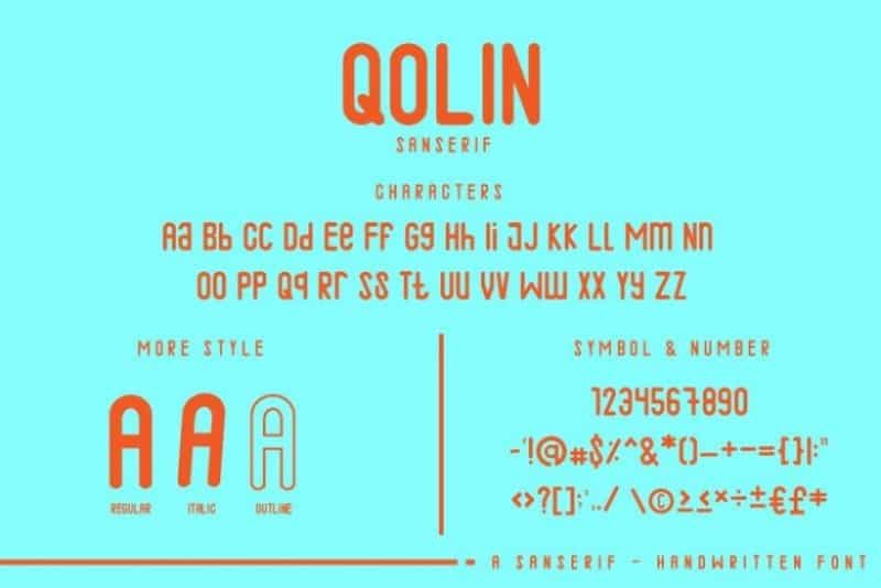 Qalin Font Duo Image 4