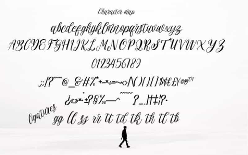 Rehattyn Calligraphy Font Image 3
