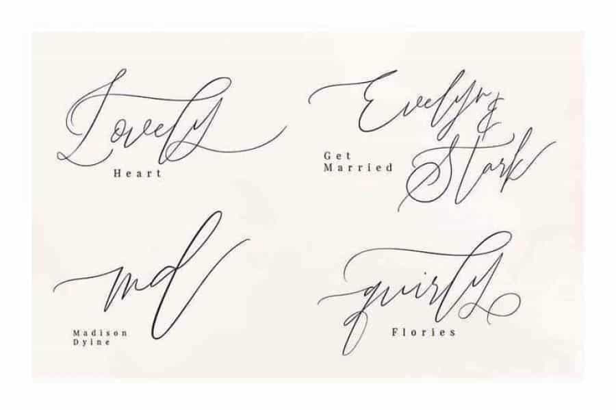 John Davidson Script Font Image 2