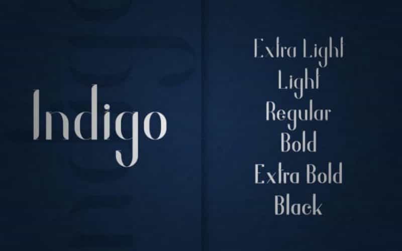 Indigo Typeface Image 2