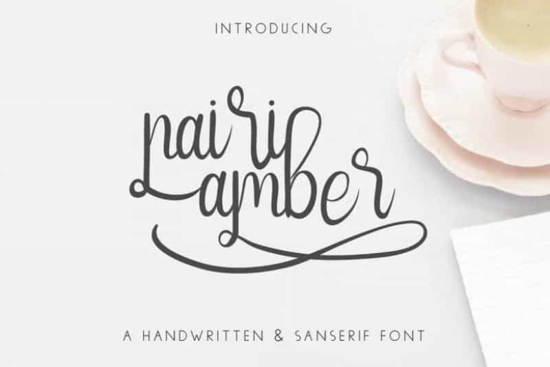 NairiAmber Font Duo Image 1