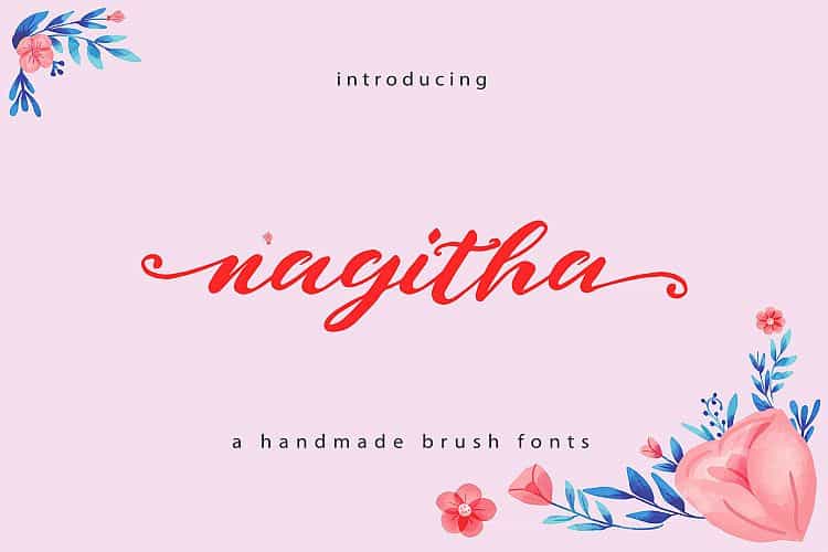 Naghita Brush Font Image 1