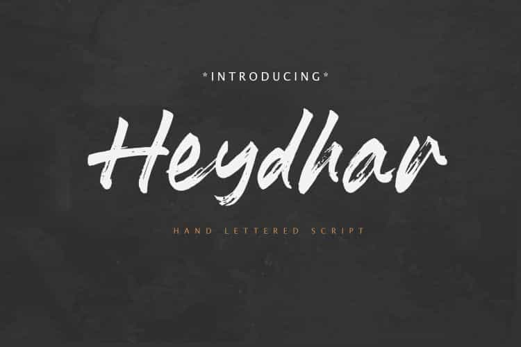 Heydhar Brush Font Image 1