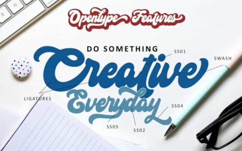 Hi Monday Script Font Image 2