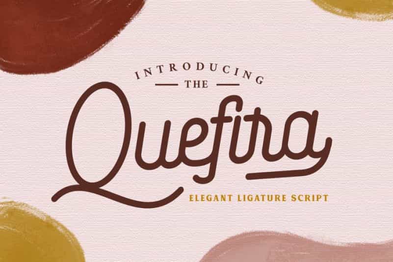 Quefira Script Font Image 1