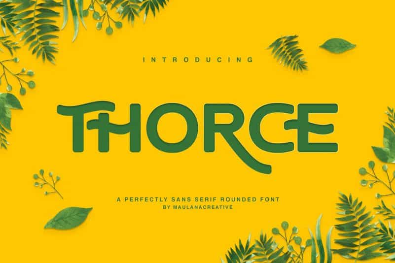 Thorce Rounded Sans Font Image 1