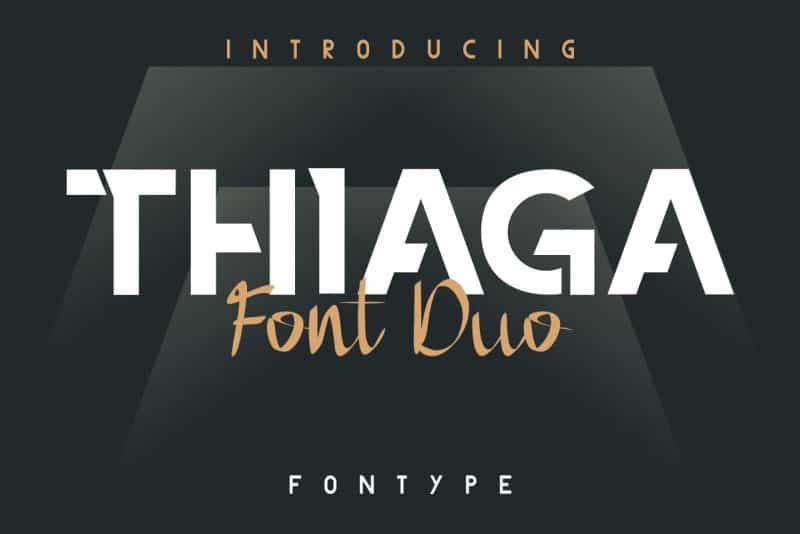 THIAGA Font Duo Image 1