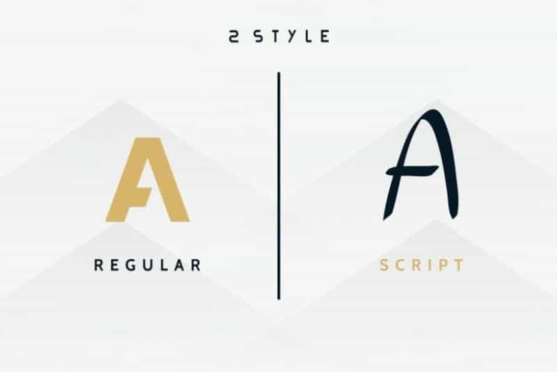 THIAGA Font Duo Image 2