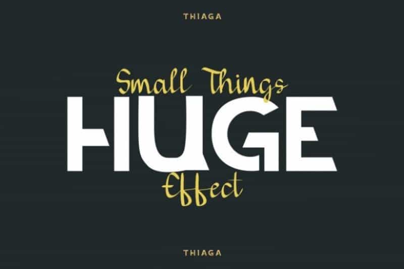 THIAGA Font Duo Image 3