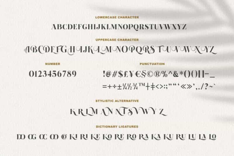 Beautiful Roses Font Duo Image 3