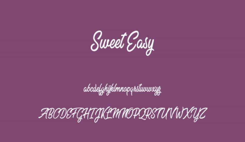 Sweet Easy Font Image 2