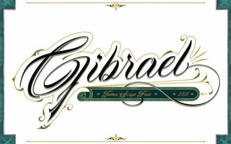 Gibrael Calligraphy Font Image 1