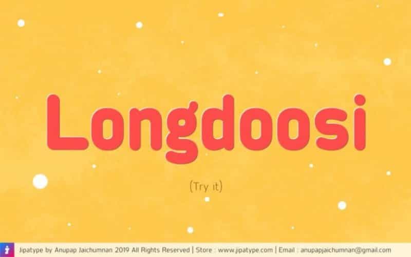 Longdoosi Font Image 1