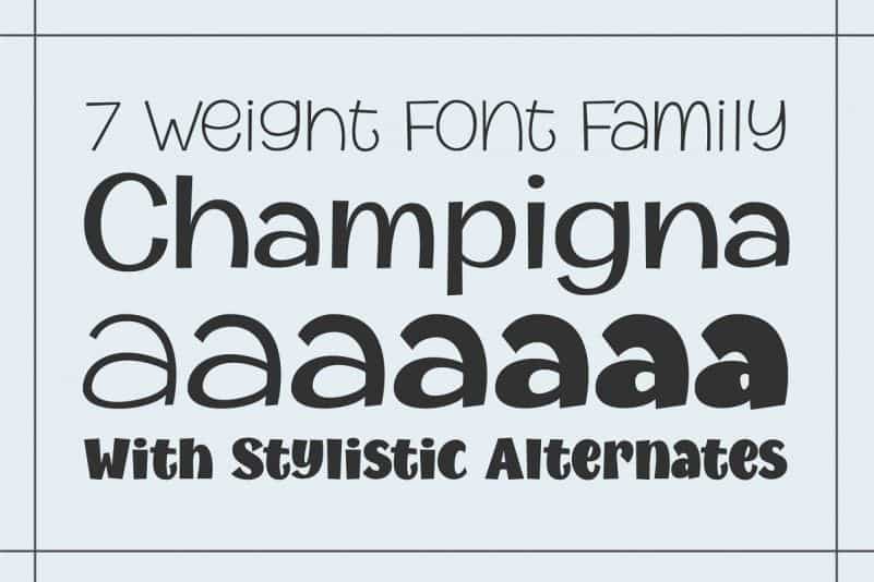 Champigna Font Family Image 1