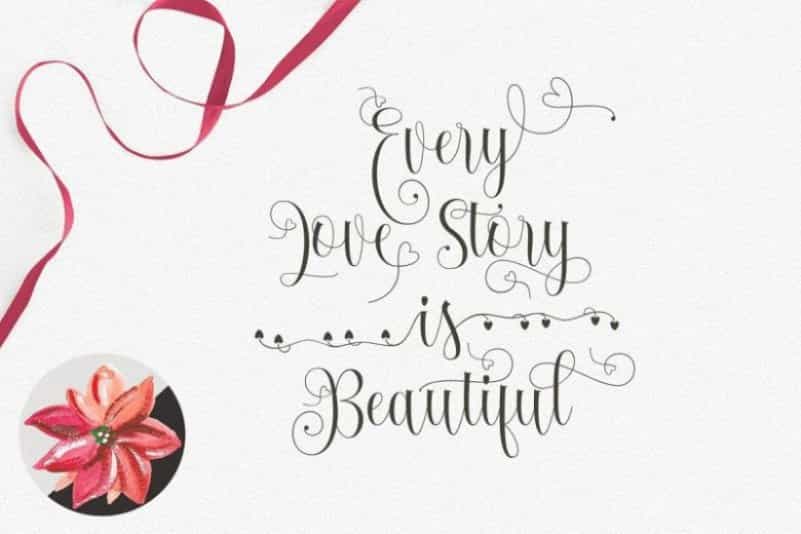 Fantastic Calligraphy Font Image 3