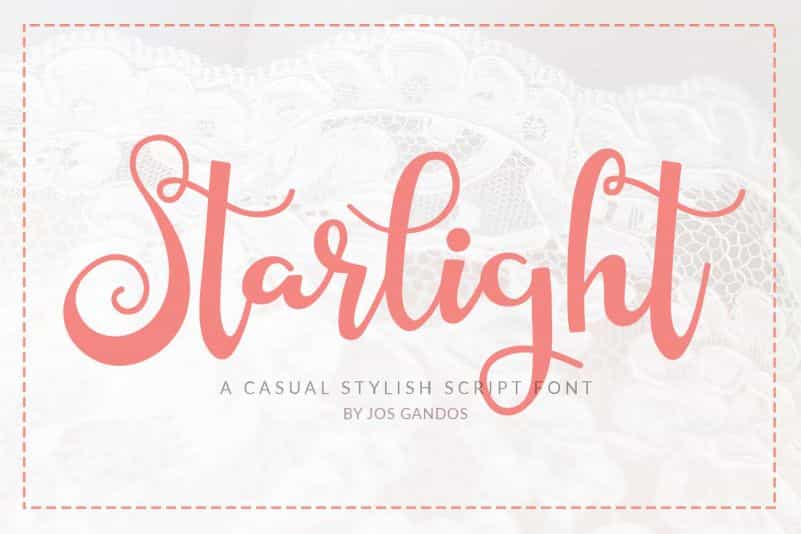 Starlight Script Font Image 1