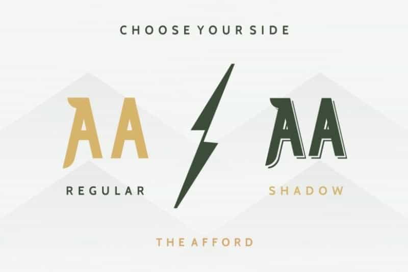 The Afford Display Font Image 2