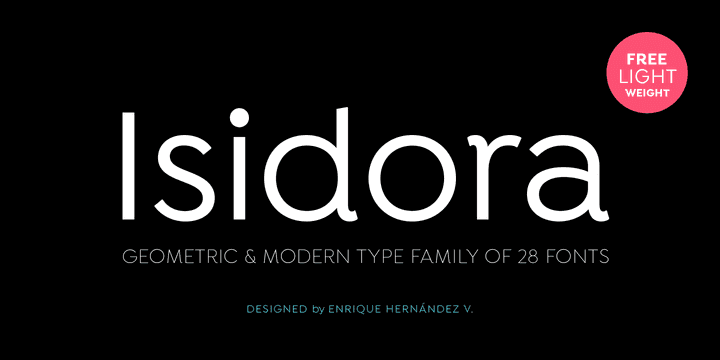 Isidora Font Family Image 1