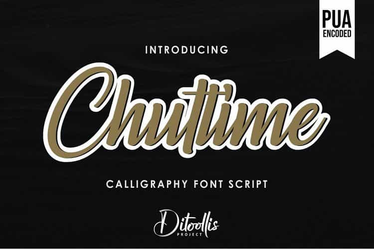 Chuttime Script Font Image 1
