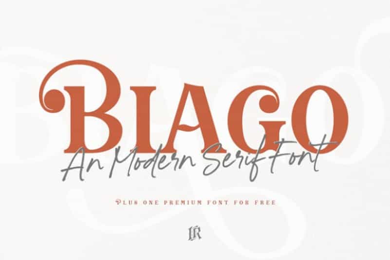 Biago Font Duo Image 1