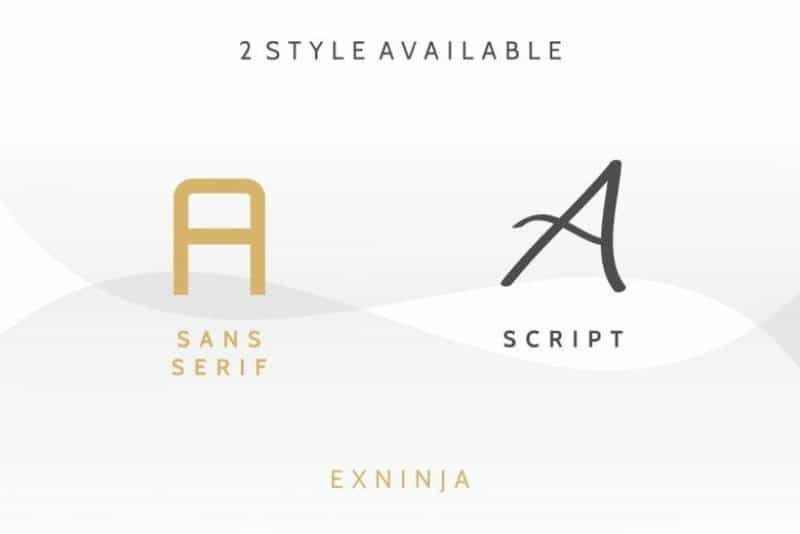 Exninja Font Duo Image 3