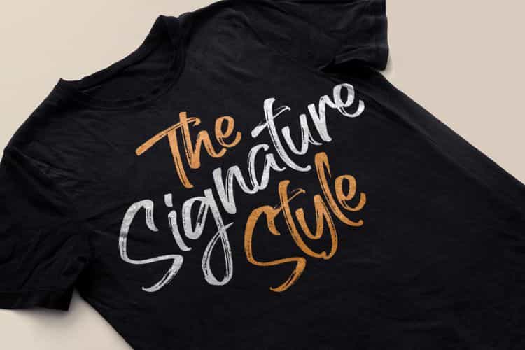 Handscript Brush Font Image 2