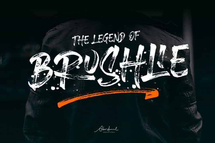 Brushlie Brush Font Image 1