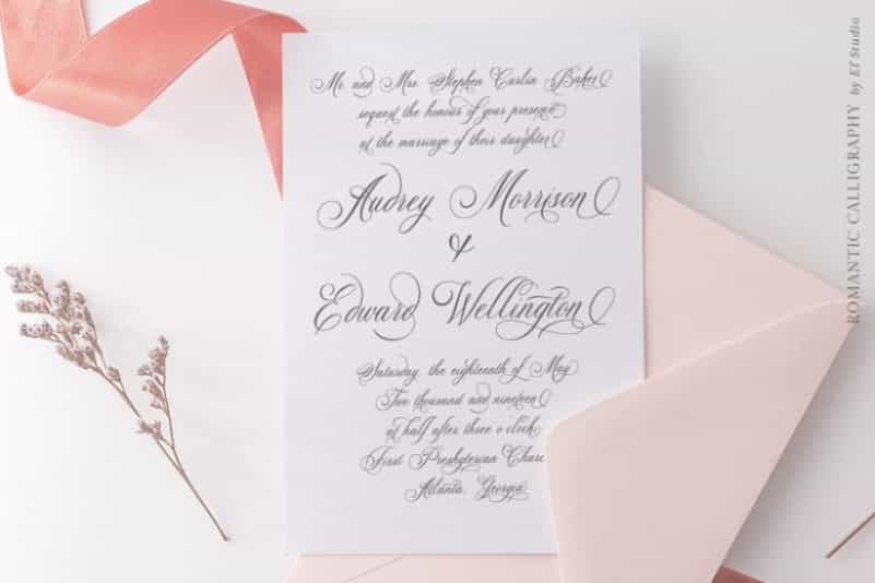 Glaston Calligraphy Font Image 3