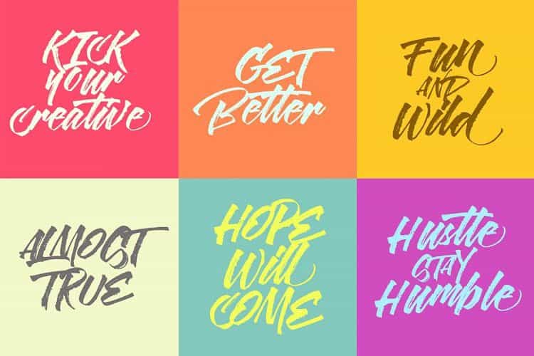 Rusty Cola Pen Font Image 2