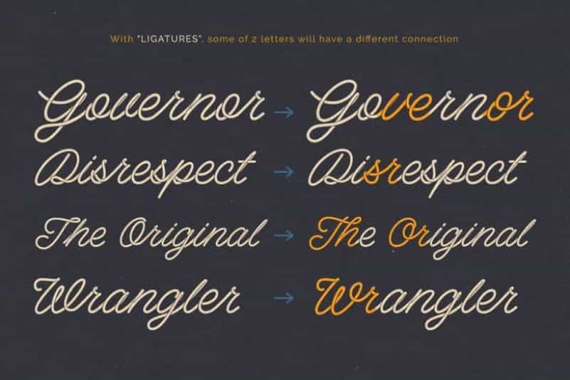 Spagheti Script Font Image 2