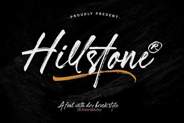 Hillstone Brush Font Image 1