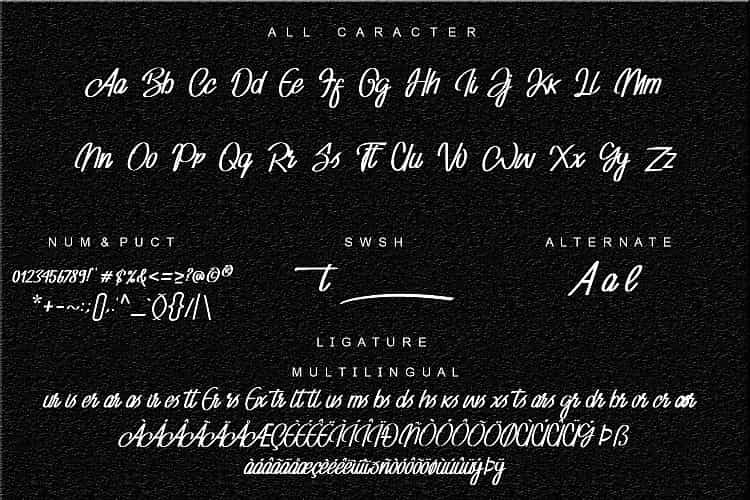 Adventure Script Font Image 3