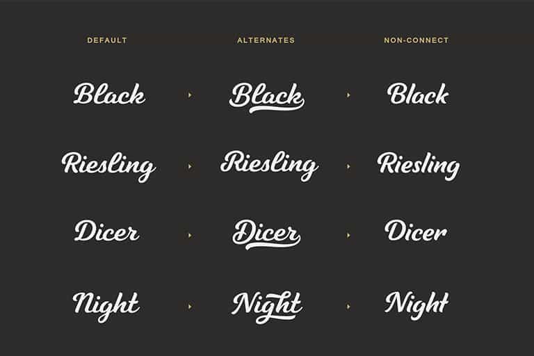 Tilda Script Font Image 3