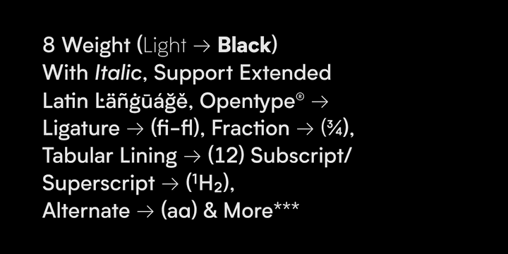 Biotif Font Family Image 2
