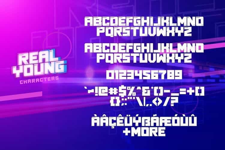 Real Young Typeface Image 2