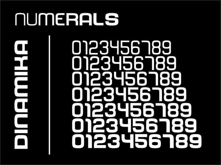 Dinamika Sans Font Image 3