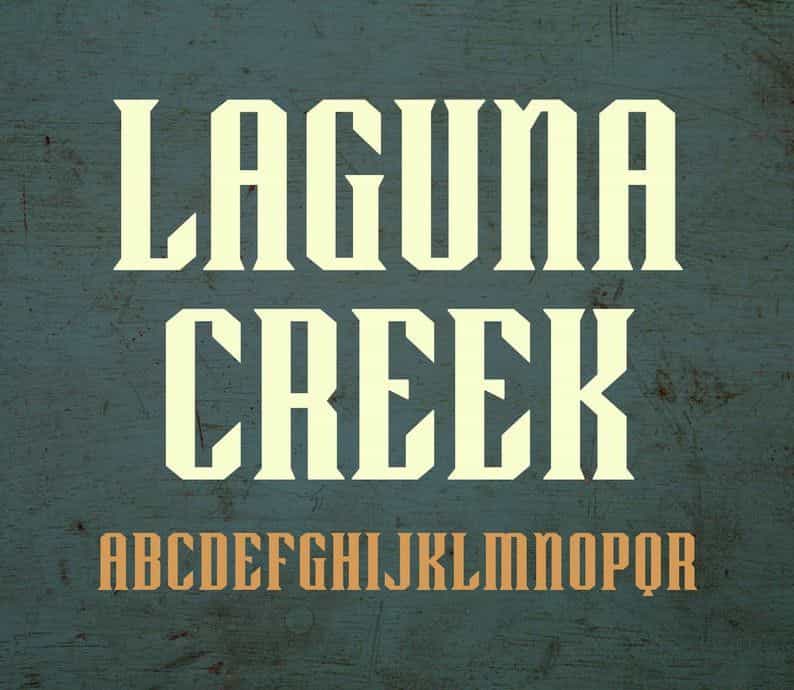 Laguna Creek Font Image 1
