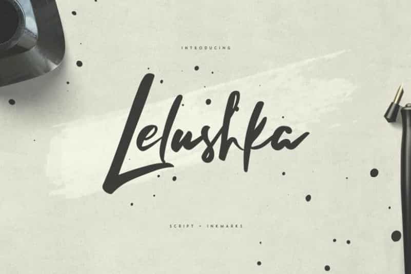 Lelushka Script Font Image 1