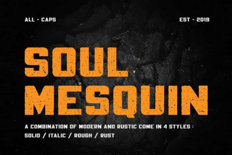 Mesquin Typeface Image 1