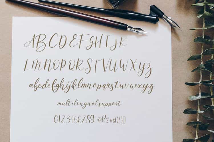 Jabetta Script Font Image 3