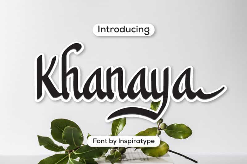 Khanaya Font Image 1