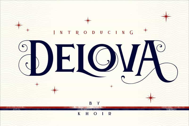 Delova Typeface Image 1